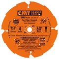 Cmt Orange Tools ITK PLUS Diamond Saw Blade for Fiber Cement Products 714Inch x 4 Trapezoidal Teeth with 58Inch 236.004.07